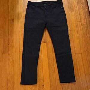 Risen | Black Button Fly Skinny Jeans | Size 11/30